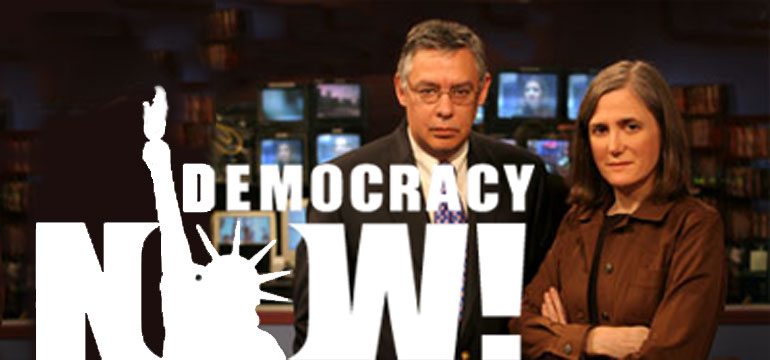 Democracy Now Logo, Juan and Amy