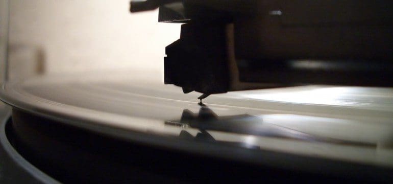 Close Up Needle on Record