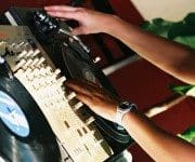 DJ Mixing on Turntables