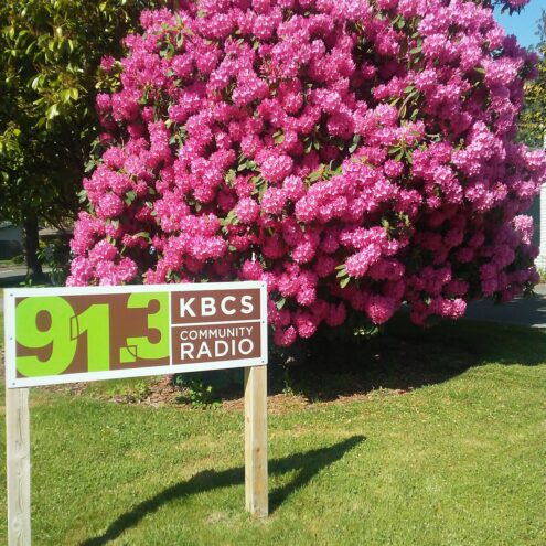KBCS Sign out front