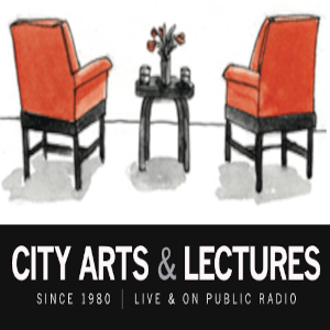 Promotional logo for "City Arts and Lectures"