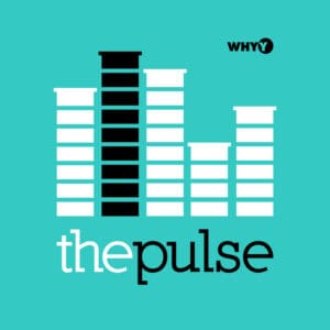The Pulse - white and black meters at different levels on bluegreen background