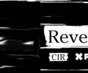 Reveal Weekly logo title on black background with PRX CIR logos